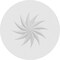 Ekena Millwork Standard Grayson Spiral Rosette With Square Edge, 5"W x 5"H x 1/2"P ROSP050X050X050GRY12 - alternate 2